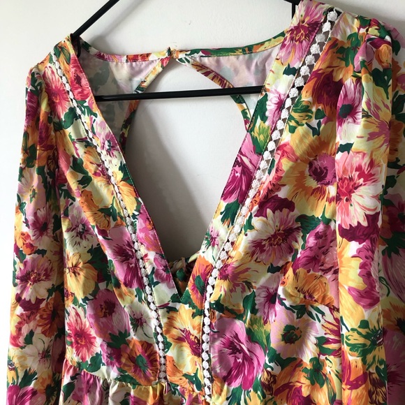 Shein Vcay Floral Mini Dress - Picture 3 of 7